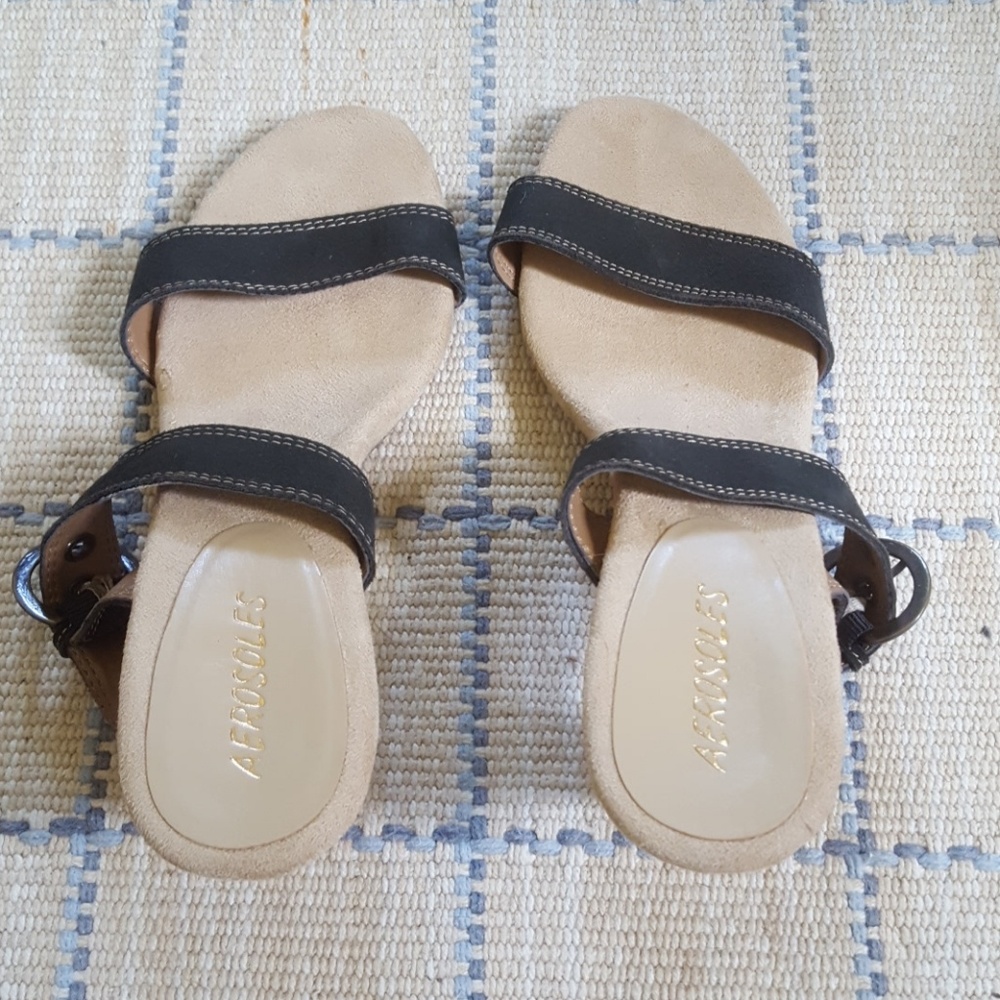 Suede Heeled Sandals Aerosoles